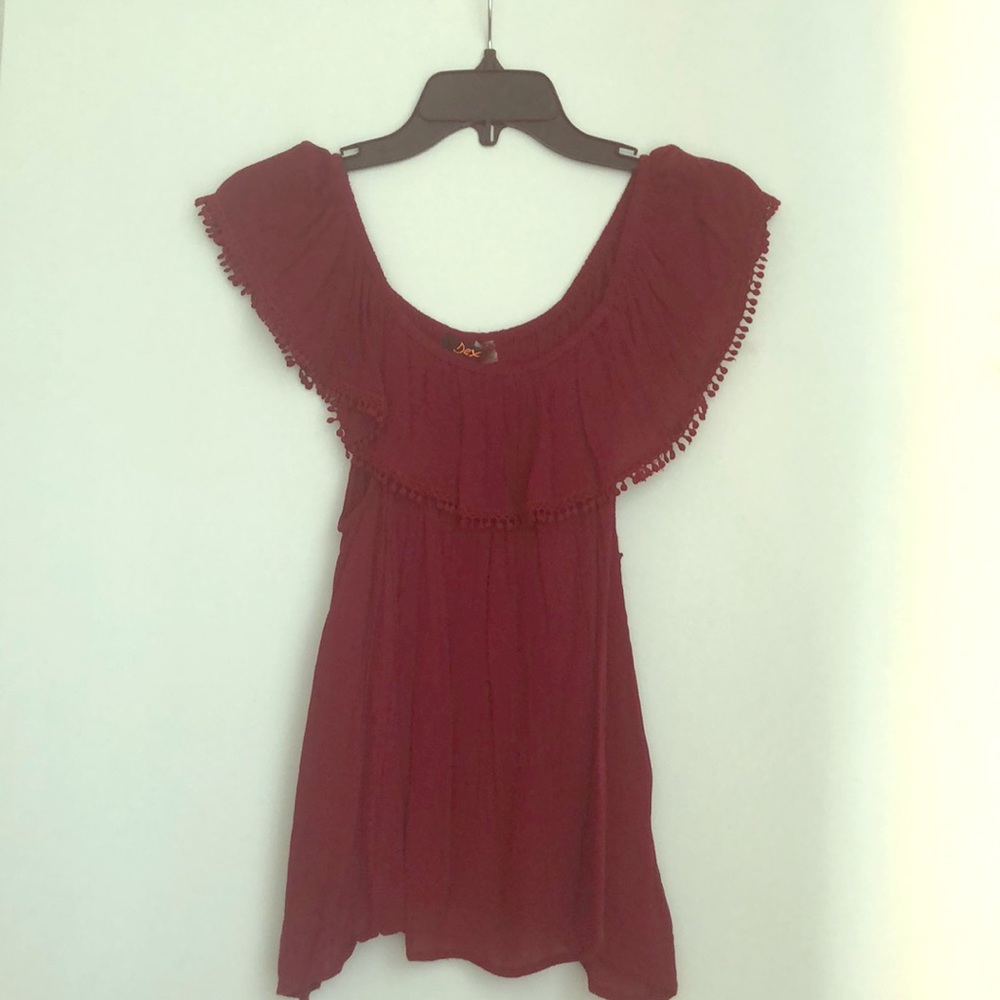 Off the shoulder blouse